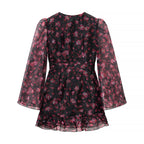 Women's Floral Chiffon Dress