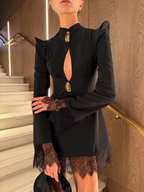 Women's Lace Long Sleeve Dress