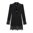Women's Lace Long Sleeve Dress