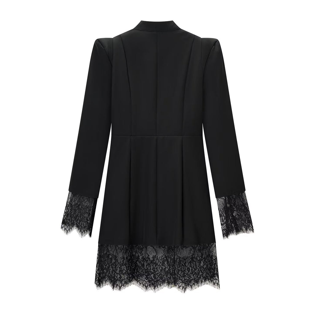Women's Lace Long Sleeve Dress