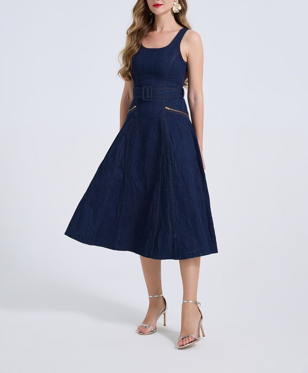 Women's Strapless Sleeveless Dress