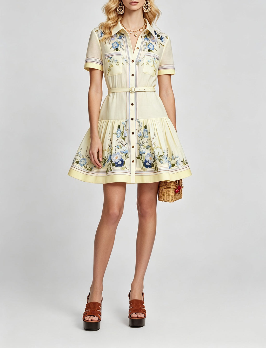 Women's Cotton Short Sleeve Dress