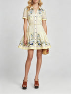Women's Cotton Short Sleeve Dress