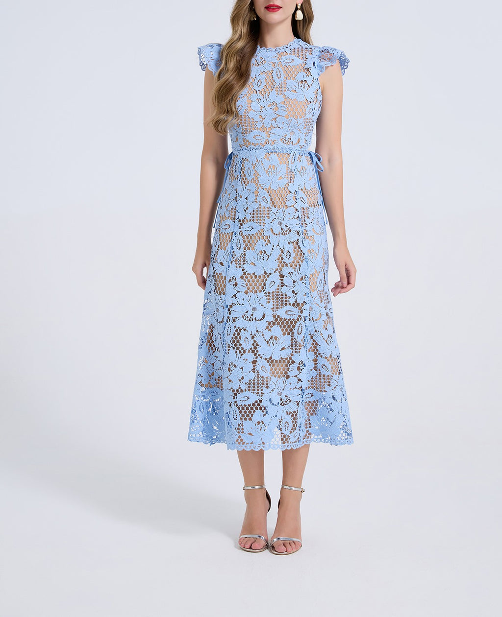 Women's Lace Floral Dress