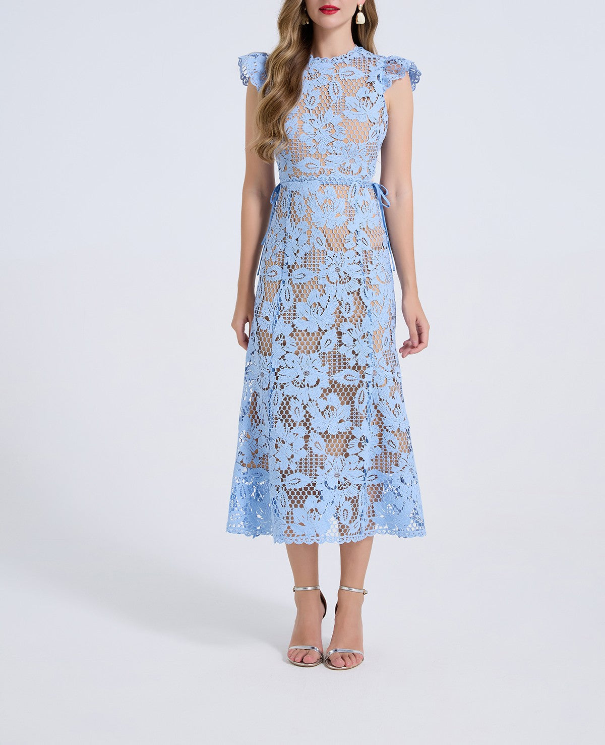 Women's Lace Floral Dress