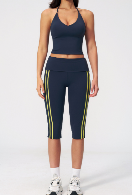 Yoga Wear Sports Outdoor Two Piece Sets Slim Fitting Back Shaping Shockproof Yoga Women