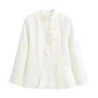 Women Clothing Elegant Graceful All Match Office Coat