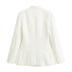 Women Clothing Elegant Graceful All Match Office Coat