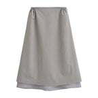 Women Clothing Summer Elegant Slimming A line Gray