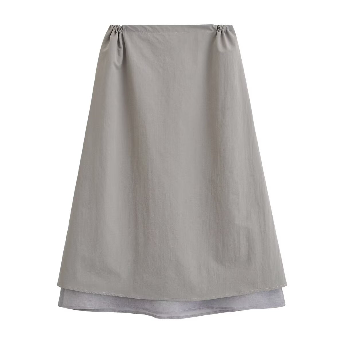Women Clothing Summer Elegant Slimming A line Gray