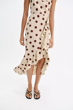 Women's Polka Dot Sleeveless Dress