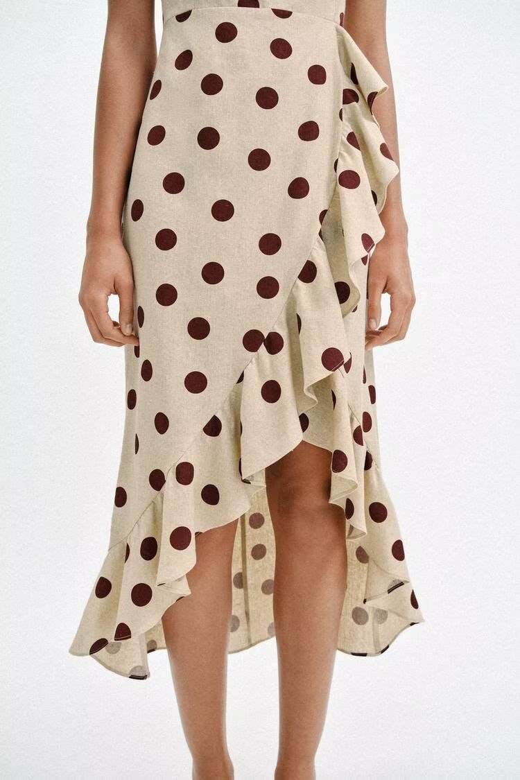 Women's Polka Dot Sleeveless Dress