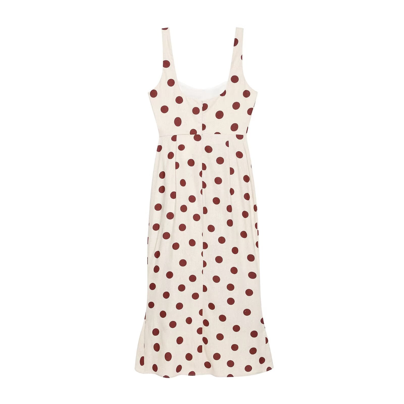 Women's Polka Dot Sleeveless Dress