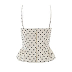 Sexy Polka Dot Brace Top Elegant Slim Fit Bandage Dress