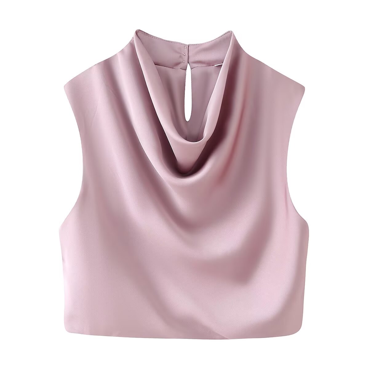 Women Elegant Solid Summer Silk Satin Skirt Sets