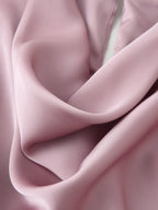 Women Elegant Solid Summer Silk Satin Skirt Sets