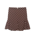 Brown polka dots