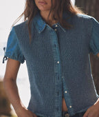 Women Clothing Summer Slim Fit Short Sleeved Collared