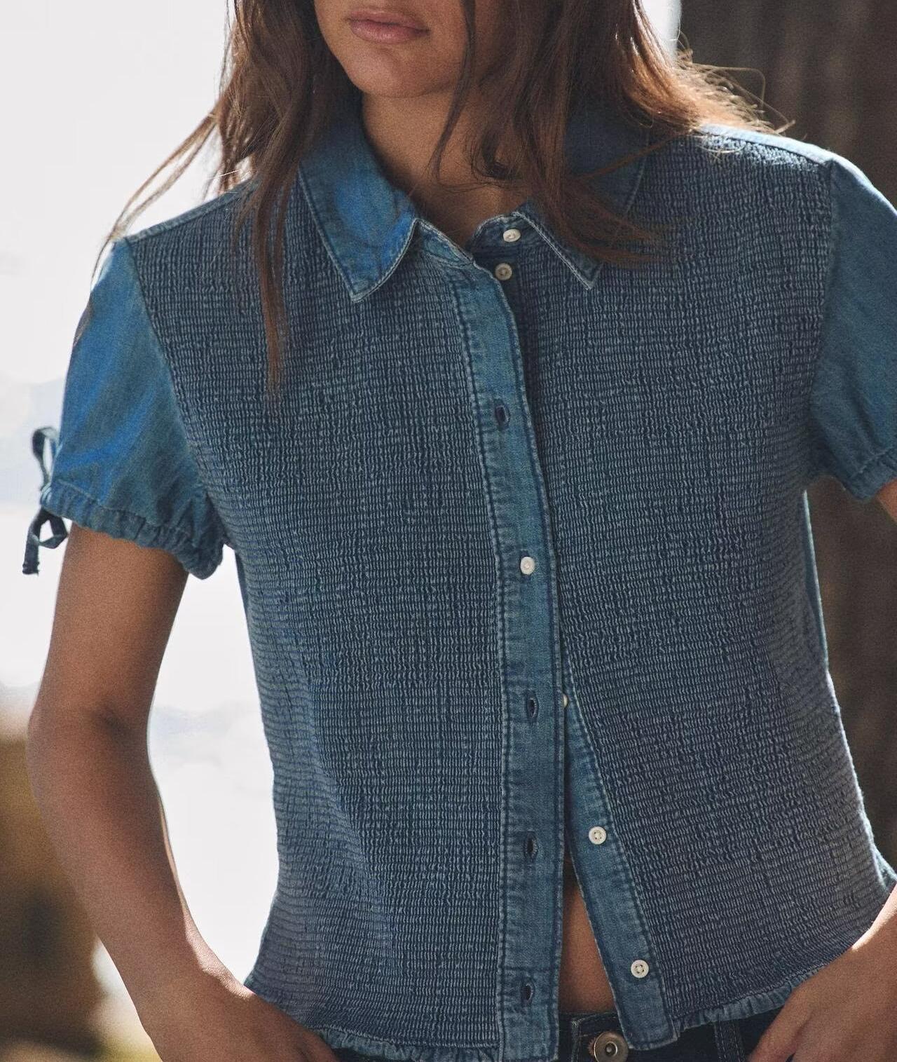 Women Clothing Summer Slim Fit Short Sleeved Collared