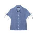 Women Clothing Summer Slim Fit Short Sleeved Collared