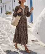 Women's Lace Long Sleeve Dress