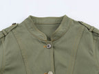 Women Clothing All Match Series Line Blazer