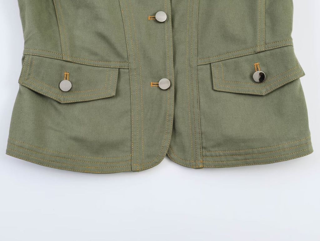 Women Clothing All Match Series Line Blazer