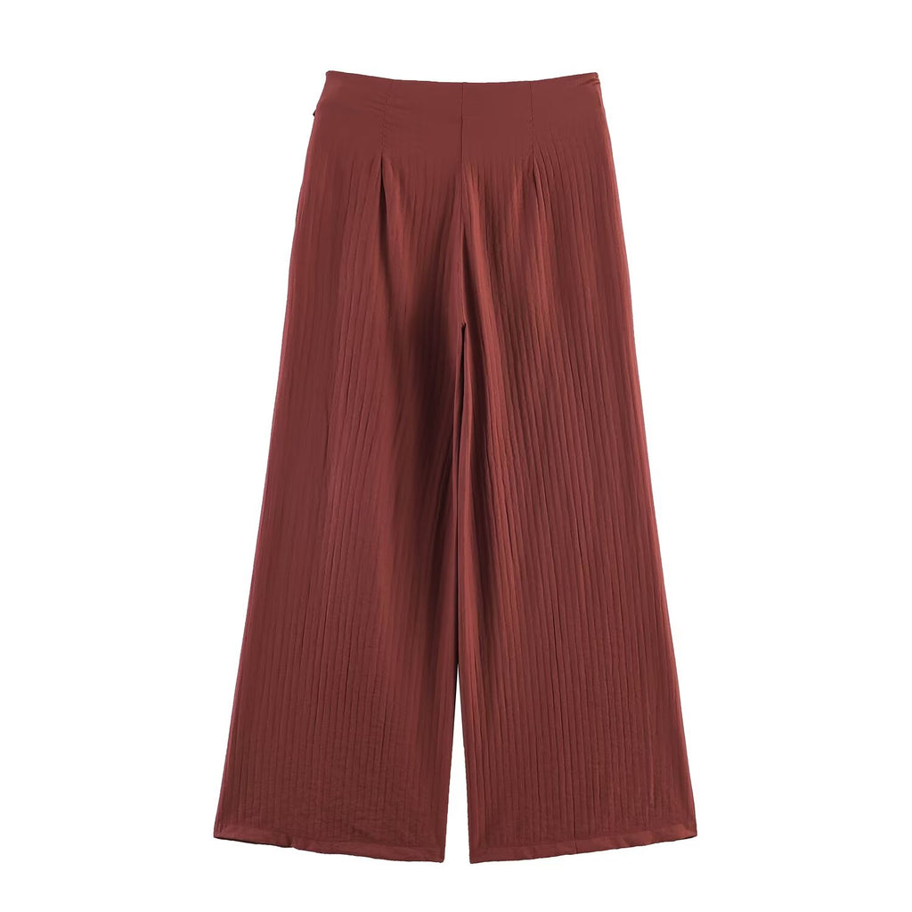 Women Clothing Summer Loose Casual Wrapping Towel Bow Pants