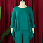 Peacock Green Top