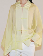 Women Clothing Summer Stand Collar Bends Hitches Ornament
