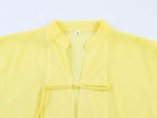 Women Clothing Summer Stand Collar Bends Hitches Ornament