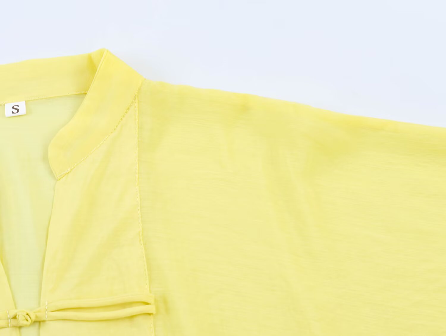 Women Clothing Summer Stand Collar Bends Hitches Ornament