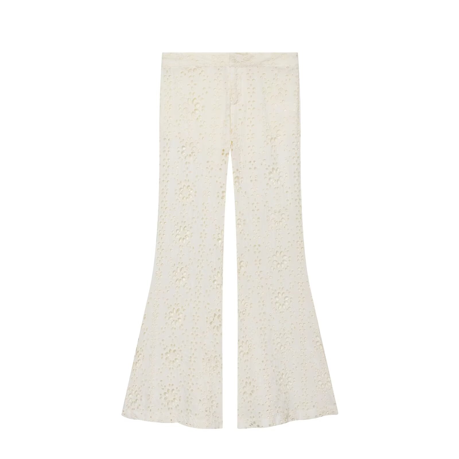 Summer Women Clothing Slim Fit Casual Embroidery Bell