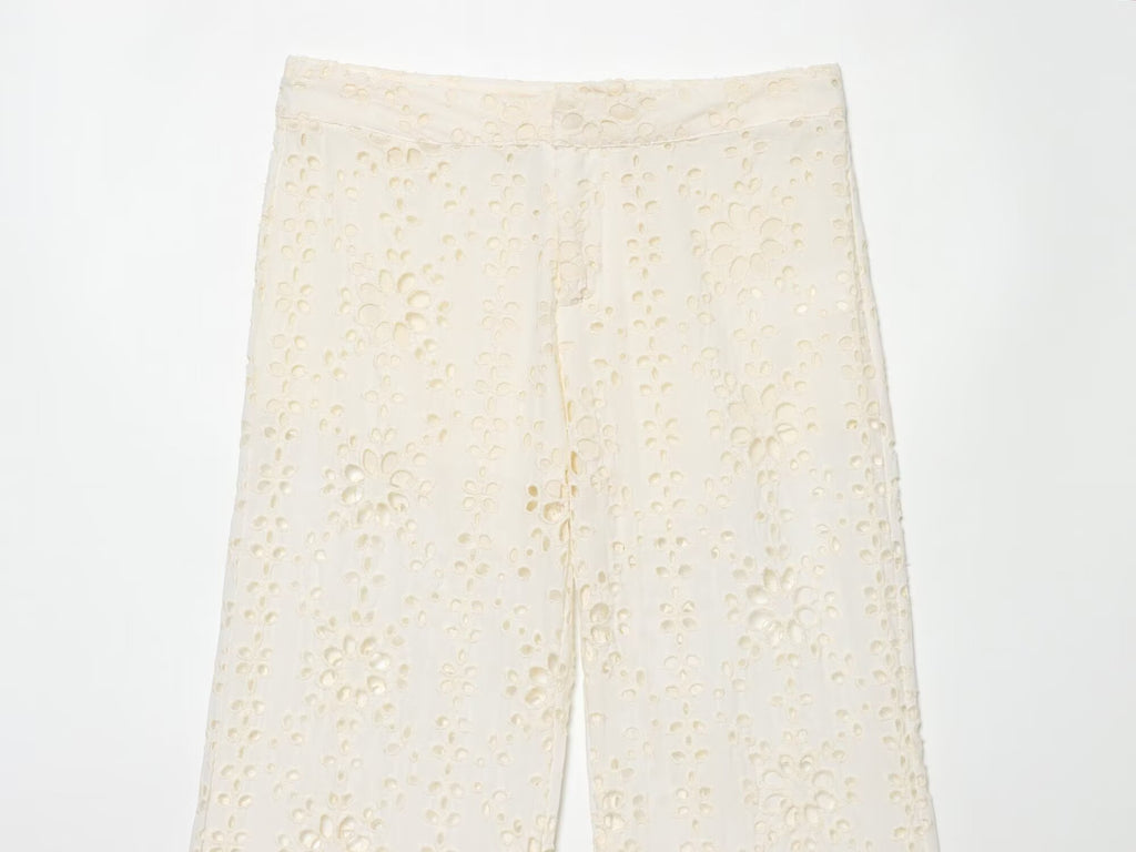 Summer Women Clothing Slim Fit Casual Embroidery Bell