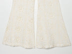Summer Women Clothing Slim Fit Casual Embroidery Bell