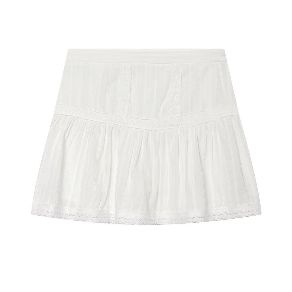 White skirt