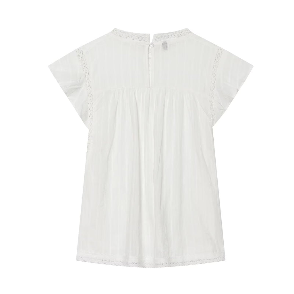 Women Clothing Sexy Romantic Vertical Lace SL Shirt Lace