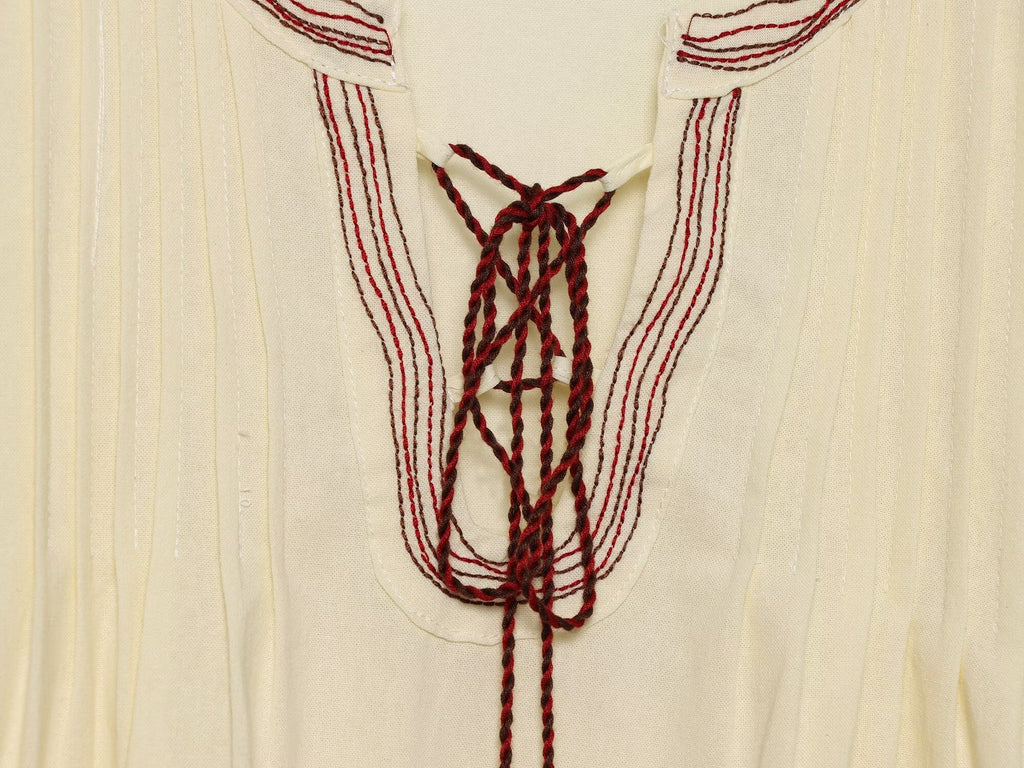 Summer Women Casual Loose All Match Embroidery Tassel Shirt