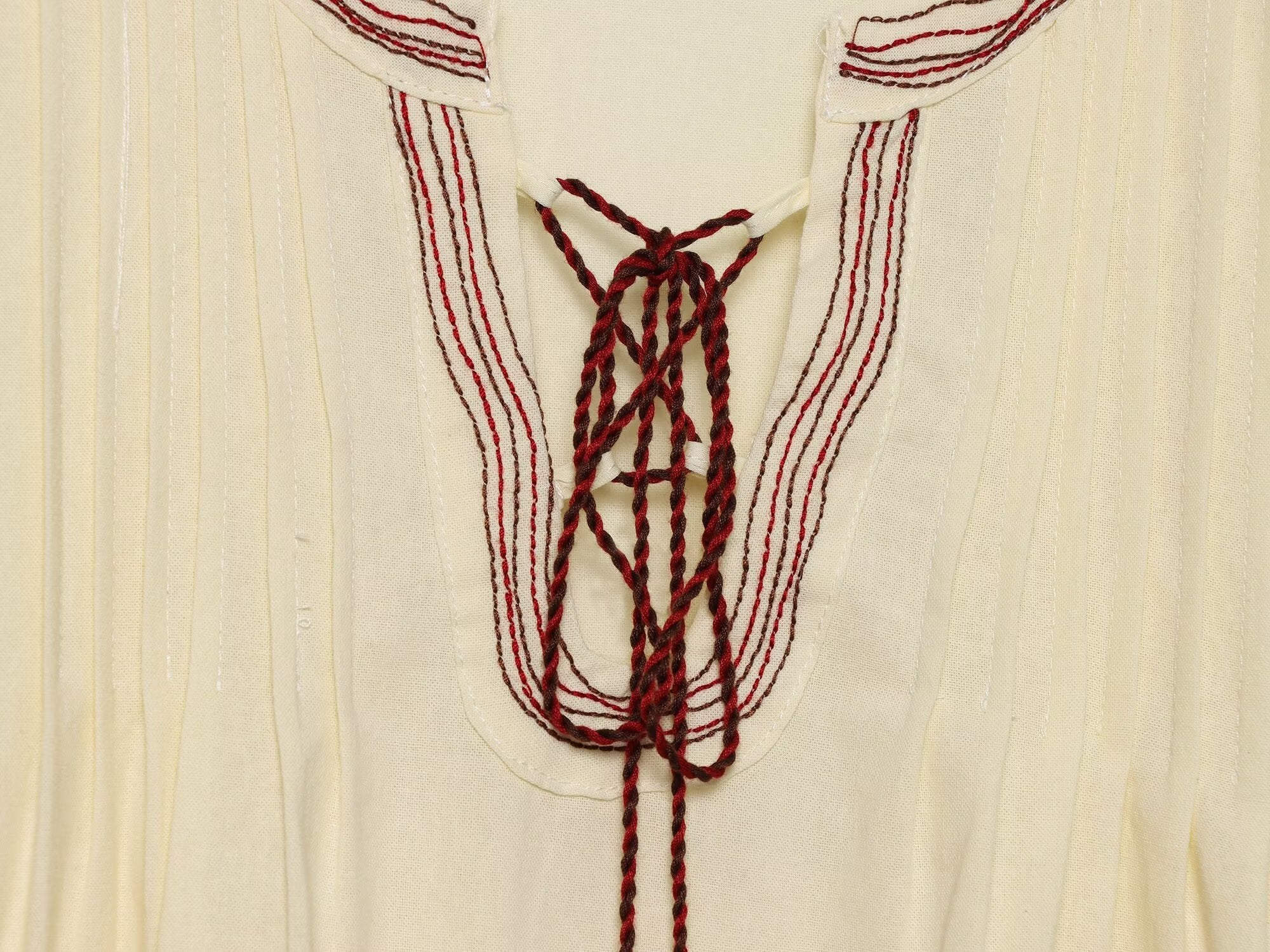 Summer Women Casual Loose All Match Embroidery Tassel Shirt