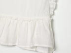 Summer Women Casual Loose All Match Laminated Embroidered