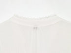 Summer Women Casual Loose All Match Laminated Embroidered