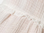 Summer Women Casual Loose All Match Laminated Embroidered