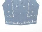 Women Clothing Summer Backless SL Embroidered Hanging