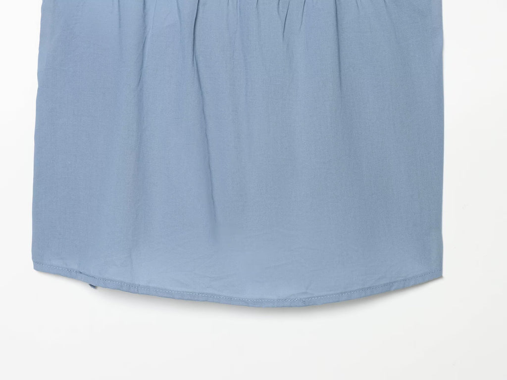 Women's Summer Women Sexy All Match Embroidered Strap Top