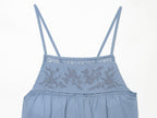 Women's Summer Women Sexy All Match Embroidered Strap Top
