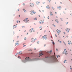 Women Clothing All Match Casual Printed Stand Collar Short