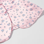Women Clothing All Match Casual Printed Stand Collar Short