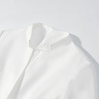V neck Waist Slimming Office Coat Women Elegant Solid Color