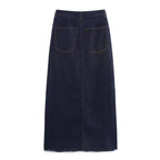 Spring Denim Vest With Belt Flared Jeans Retro Spring