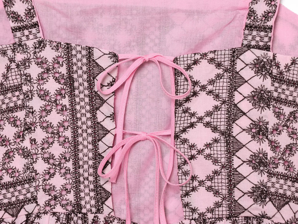 Women Clothing Summer Embroidered Waist Trimming Spaghetti Straps Top Wide Leg Pants